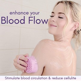 Avilana Silicone Body Scrubber - Dual-Sided Exfoliator for Men & Women, Gentle Loofah Alternative, Easy-to-Clean Silicone Shower Scrubber Avilana Silicone Body Scrubber - Dual-Sided Exfoliator for Men & Women, Gentle Loofah Alternative, Easy-to-Clean Silicone Shower Scrubber