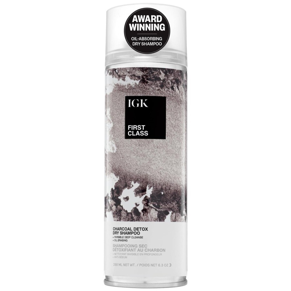 IGK FIRST CLASS Charcoal Detox Dry Shampoo for Oily Hair | Balances Oil + Soothes Scalp + Volumizes | Vegan + Cruelty Free IGK FIRST CLASS Charcoal Detox Dry Shampoo for Oily Hair | Balances Oil + Soothes Scalp + Volumizes | Vegan + Cruelty Free