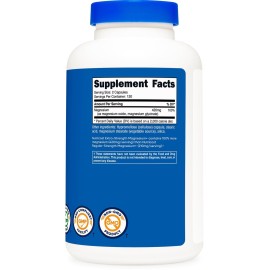 Nutricost Magnesium+ Extra Strength 420mg, 240 Capsules - 120 Servings. Magnesium Oxide and Glycinate - Non-GMO, Gluten Free, Vegan Friendly Nutricost Magnesium+ Extra Strength 420mg, 240 Capsules - 120 Servings. Magnesium Oxide and Glycinate - Non-GMO, Gluten Free, Vegan Friendly