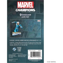 Fantasy Flight Games Marvel Champions: Quicksilver Game Mat Fantasy Flight Games Marvel Champions: Quicksilver Game Mat