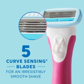 Schick Hydro Silk TrimStyle Razor with Bikini Trimmer for Women | 2-in-1 Bikini Razor for Women and Womens Trimmer for Pubic Hair, Includes 1 Waterproof Handle, 3 Refills & 1 AAA Battery Schick Hydro Silk TrimStyle Razor with Bikini Trimmer for Women | 2-in-1 Bikini Razor for Women and Womens Trimmer for Pubic Hair, Includes 1 Waterproof Handle, 3 Refills & 1 AAA Battery