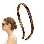 EVITA PERONI Hair Band for Eyewear, No Pressure, Non Slip Fashion Thin Headbands for Women - Tortoise - Hairband for Women\'s Hair