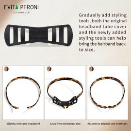 EVITA PERONI Hair Band for Eyewear, No Pressure, Non Slip Fashion Thin Headbands for Women - Tortoise - Hairband for Women\'s Hair EVITA PERONI Hair Band for Eyewear, No Pressure, Non Slip Fashion Thin Headbands for Women - Tortoise - Hairband for Women\'s Hair