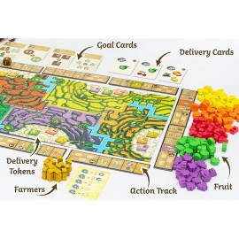 Doctor Finn\'s Games: Alpujarras - Strategy Board Game, Turn Based, Take On The Role of A Fruit Farmer, Ages 14+, 1-4 Players, 45 Min Doctor Finn\'s Games: Alpujarras - Strategy Board Game, Turn Based, Take On The Role of A Fruit Farmer, Ages 14+, 1-4 Players, 45 Min