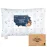 KeaBabies Toddler Pillow with Pillowcase, Jumbo 14X20 - Soft Organic Cotton Toddler Pillows for Sleeping - Machine Washable - Perfect for Travel, Toddler Bed Set (KeaFriends)