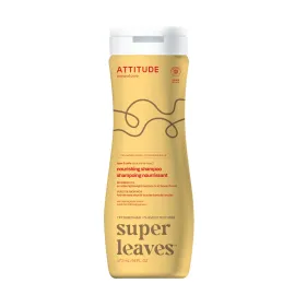 ATTITUDE Nourishing Shampoo for Curly Hair with Moringa Oil, EWG Verified, Vegan and Naturally Derived, 3a, 3b, 3c Curl Type, Provides Lightweight Moisture to Curls, 16 Fl Oz