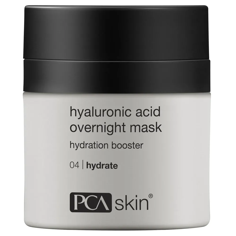 PCA SKIN Overnight Face Mask, Hyaluronic Acid Overnight Mask, Brightening Face Mask Rejuvenates and Hydrates Skin Overnight, Helps Boost Skin Radiance and Luminosity, Anti Aging Face Mask, 1.8 oz Jar