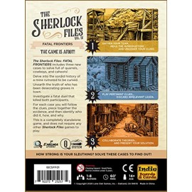 Indie Boards and Cards Sherlock Files vol 4 Fatal Frontiers , Brown Indie Boards and Cards Sherlock Files vol 4 Fatal Frontiers , Brown