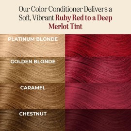 INH Semi Permanent Hair Color | Color Depositing Conditioner | Ruby Red Hair Dye | No Bleach & No Peroxide Temporary Tint for Women & Men | Vegan, Ammonia Free, & Sulfate Free | Ready to Use, 6oz INH Semi Permanent Hair Color | Color Depositing Conditioner | Ruby Red Hair Dye | No Bleach & No Peroxide Temporary Tint for Women & Men | Vegan, Ammonia Free, & Sulfate Free | Ready to Use, 6oz