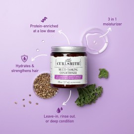 CURLSMITH - Multi-Tasking Conditioner, 3 in 1 Conditioner with Proteins, for Damaged Hair (8 fl oz)