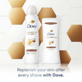 Dove Advanced Care Antiperspirant Deodorant Stick Vanilla & Cocoa Butter 3 Count Antiperspirant deodorant with Pro-Ceramide Technology 72-hour odor control and all-day sweat protection 2.6 oz Dove Advanced Care Antiperspirant Deodorant Stick Vanilla & Cocoa Butter 3 Count Antiperspirant deodorant with Pro-Ceramide Technology 72-hour odor control and all-day sweat protection 2.6 oz