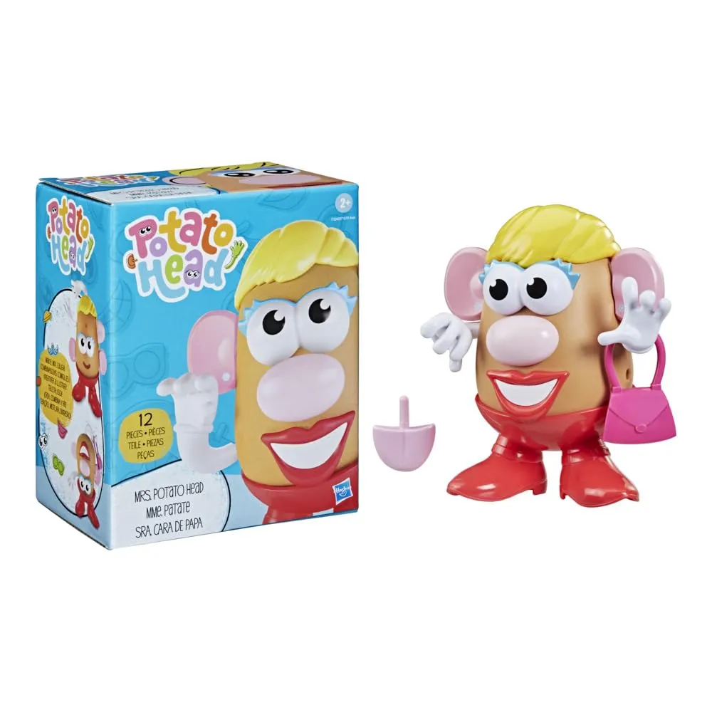 Mr. Potato Head Mrs. Potato Head Classic Toy For Kids Ages 2 and Up, Includes 12 Parts and Pieces to Create Funny Faces Mr. Potato Head Mrs. Potato Head Classic Toy For Kids Ages 2 and Up, Includes 12 Parts and Pieces to Create Funny Faces