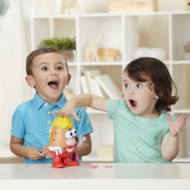 Mr. Potato Head Mrs. Potato Head Classic Toy For Kids Ages 2 and Up, Includes 12 Parts and Pieces to Create Funny Faces Mr. Potato Head Mrs. Potato Head Classic Toy For Kids Ages 2 and Up, Includes 12 Parts and Pieces to Create Funny Faces