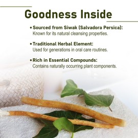 Miswak (Siwak) Powder by mi Nature | salvarado persica| 227g(8 oz) (0.5 lb) | 100% Only Miswak (siwak) Powder | Dental Care | Natural Toothpaste | Whitening Teeth | Oral Care Miswak (Siwak) Powder by mi Nature | salvarado persica| 227g(8 oz) (0.5 lb) | 100% Only Miswak (siwak) Powder | Dental Care | Natural Toothpaste | Whitening Teeth | Oral Care