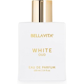 BellaVita Luxury White OUD Unisex Perfume 100Ml | Premium Arabic Men and Women Perfumes | Notes of Artemisia, Musk, Oud Vetiver and Freesias | Exquisite Unisex Arabian Perfume for Women & Men