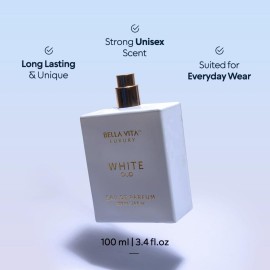 BellaVita Luxury White OUD Unisex Perfume 100Ml | Premium Arabic Men and Women Perfumes | Notes of Artemisia, Musk, Oud Vetiver and Freesias | Exquisite Unisex Arabian Perfume for Women & Men BellaVita Luxury White OUD Unisex Perfume 100Ml | Premium Arabic Men and Women Perfumes | Notes of Artemisia, Musk, Oud Vetiver and Freesias | Exquisite Unisex Arabian Perfume for Women & Men