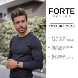 Alex Costa Hair Clay for Men by Forte Series Extreme Hold Men\'s with Natural Ingredients to Add Texture, Volume and Definition to Thick/Coarse Hair Premium Men\'s Hair Styling Products Alex Costa Hair Clay for Men by Forte Series Extreme Hold Men\'s with Natural Ingredients to Add Texture, Volume and Definition to Thick/Coarse Hair Premium Men\'s Hair Styling Products