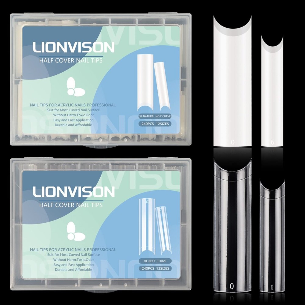 480PCS Extra Long NO C Curve Nail Tips XL, 2 Packs Natural and Clear Nail Tips for Acrylic Nails Professional Set, 12 Sizes Straight Tapered Square Press on False Nail Tips for Nail Art Salon Home DIY 480PCS Extra Long NO C Curve Nail Tips XL, 2 Packs Natural and Clear Nail Tips for Acrylic Nails Professional Set, 12 Sizes Straight Tapered Square Press on False Nail Tips for Nail Art Salon Home DIY