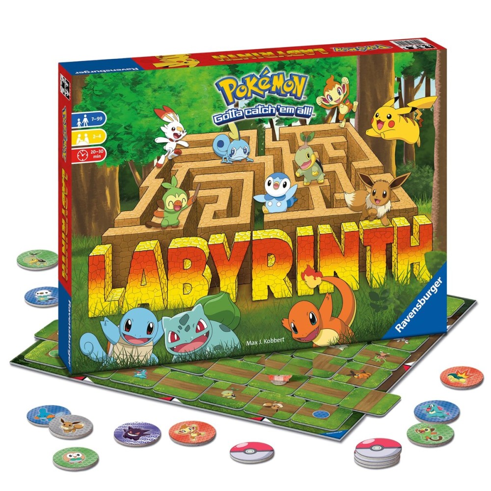 Ravensburger Labyrinth Pokmon Board Game - A Strategic Maze Adventure for Family Nights & Pokmon Parties - Includes Pikachu, Bulbasaur, and More - Great Birthday Gift for Kids Ages 7 and Up Ravensburger Labyrinth Pokmon Board Game - A Strategic Maze Adventure for Family Nights & Pokmon Parties - Includes Pikachu, Bulbasaur, and More - Great Birthday Gift for Kids Ages 7 and Up