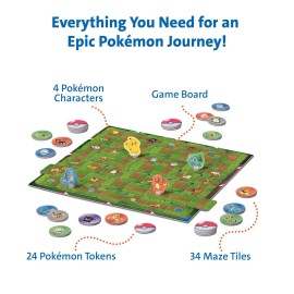 Ravensburger Labyrinth Pokmon Board Game - A Strategic Maze Adventure for Family Nights & Pokmon Parties - Includes Pikachu, Bulbasaur, and More - Great Birthday Gift for Kids Ages 7 and Up Ravensburger Labyrinth Pokmon Board Game - A Strategic Maze Adventure for Family Nights & Pokmon Parties - Includes Pikachu, Bulbasaur, and More - Great Birthday Gift for Kids Ages 7 and Up