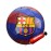 Icon Sports Officially Licensed FC Barcelona Size 5 Regulation Brush Navy Blue Soccer Ball