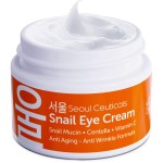 SeoulCeuticals Korean Snail Mucin Eye Cream - 97.5% Snail Filtrate K Beauty Anti Aging Under Eye Anti Wrinkle Eye Treatment Cream 0.5oz