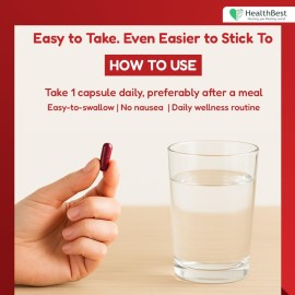 Haemobest Gentle Iron Power Capsules with Vitamin C - 60 Count - Boost Haemoglobin, Gentle on Stomachs - Non-Constipating Formula - Enhances Red Blood Cells Support Haemobest Gentle Iron Power Capsules with Vitamin C - 60 Count - Boost Haemoglobin, Gentle on Stomachs - Non-Constipating Formula - Enhances Red Blood Cells Support