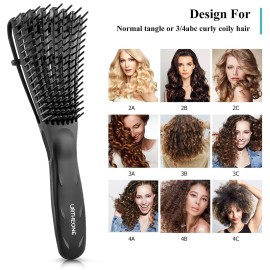 Detangling Hair Brush, Detangling brush for Adults and Kids, Comb Set for Kinky Curly Coily and Wavy Hair, For Wet and Dry Hair, Afro American Type 3a-4c, Comfortable Grip, Easy to Clean(Black) Detangling Hair Brush, Detangling brush for Adults and Kids, Comb Set for Kinky Curly Coily and Wavy Hair, For Wet and Dry Hair, Afro American Type 3a-4c, Comfortable Grip, Easy to Clean(Black)