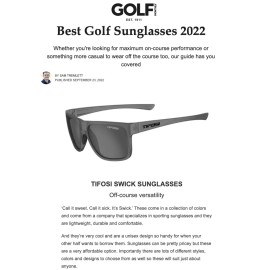 Tifosi Optics Swick Sunglasses (Blackout/Smoke lenses) Tifosi Optics Swick Sunglasses (Blackout/Smoke lenses)