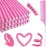 30PCS 9.45 Flexi Rods Curlers Set for Short and Long Hair, No Heat Foam Rollers with Steel Comb Buytta