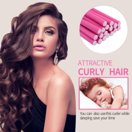 30PCS 9.45 Flexi Rods Curlers Set for Short and Long Hair, No Heat Foam Rollers with Steel Comb Buytta 30PCS 9.45 Flexi Rods Curlers Set for Short and Long Hair, No Heat Foam Rollers with Steel Comb Buytta