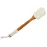 Leotruny 100% Natural Exfoliating Loofah with Long Wooden Handle Shower Back Brush (Off-White (1 Pack))