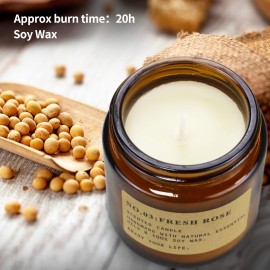 6 Pack Candles for Home Scented Aromatherapy Candle Gift Set for Women Soy Wax Long Lasting Amber Jar Candles Gift for Birthday Mother\'s Thanksgiving Day Present 6 Pack Candles for Home Scented Aromatherapy Candle Gift Set for Women Soy Wax Long Lasting Amber Jar Candles Gift for Birthday Mother\'s Thanksgiving Day Present