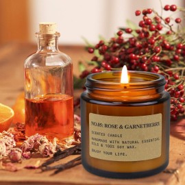 6 Pack Candles for Home Scented Aromatherapy Candle Gift Set for Women Soy Wax Long Lasting Amber Jar Candles Gift for Birthday Mother\'s Thanksgiving Day Present 6 Pack Candles for Home Scented Aromatherapy Candle Gift Set for Women Soy Wax Long Lasting Amber Jar Candles Gift for Birthday Mother\'s Thanksgiving Day Present