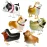 Puppy Dog Themed Birthday Party Decorations - 6pcs Dog Balloons Walking Animal Balloons for Birthday Party Decor Supplies
