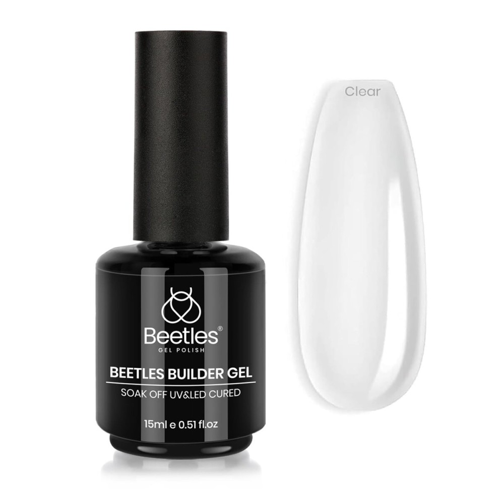 Beetles Clear Builder Gel for Nails 7 in 1 Nail Builder Strengthener Gel Clear Color Builder Extension Nail Gel for Holiday Nail Art Design for Girls Beetles Clear Builder Gel for Nails 7 in 1 Nail Builder Strengthener Gel Clear Color Builder Extension Nail Gel for Holiday Nail Art Design for Girls