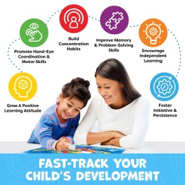 United States Puzzles for Kids Ages 4-6 - Educational Toys for Boys & Girls - 70Pcs USA Map Kids Puzzle with 50 States & Capitals - Floor Jigsaw Puzzles - Fun Learning Activities & Gifts for Children United States Puzzles for Kids Ages 4-6 - Educational Toys for Boys & Girls - 70Pcs USA Map Kids Puzzle with 50 States & Capitals - Floor Jigsaw Puzzles - Fun Learning Activities & Gifts for Children