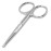 Melwey Rounded Stainless Steel Facial Hair Scissors/Safety Scissor for - Nose, Eyebrows, Facial Hair, Eyelashes, Moustache, Beard Trimming, Baby Nail.