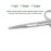 Melwey Rounded Stainless Steel Facial Hair Scissors/Safety Scissor for - Nose, Eyebrows, Facial Hair, Eyelashes, Moustache, Beard Trimming, Baby Nail.