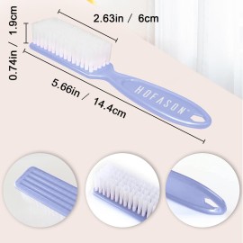 HOFASON 6 Pack Nail Brush for Cleaning Fingernails, Nail Brush Handle Grip Brush for Nail and Toenail Foot, Nail Dust Brush Manicure Pedicure Tools Scrubbing Brush Women Men Home Salon (Macaron) HOFASON 6 Pack Nail Brush for Cleaning Fingernails, Nail Brush Handle Grip Brush for Nail and Toenail Foot, Nail Dust Brush Manicure Pedicure Tools Scrubbing Brush Women Men Home Salon (Macaron)