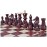 Wooden Chess Pieces Embassy- Felted, Weighted, Nice Looking - Chessmen ONLY