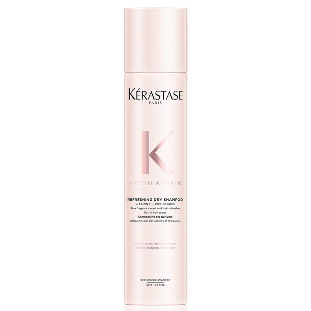 KRASTASE Fresh Affair Dry Shampoo, Fine Fragrance Root and Hair Refresher, Instantly Absorbs Excess Oil on Scalp and Hair, Lightweight, Fresh Scent, Silicone Free for All Hair Types, 5.3 oz KRASTASE Fresh Affair Dry Shampoo, Fine Fragrance Root and Hair Refresher, Instantly Absorbs Excess Oil on Scalp and Hair, Lightweight, Fresh Scent, Silicone Free for All Hair Types, 5.3 oz