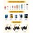 Universal Stroller Cup Holder with Mobile Phone Case, 2-in-1 Strollers Storage Rack, 360 Degrees Rotation Drink Holder for Bike, Pushchair, Wheelchair, Walker,Bicycle, Fits Most Cups