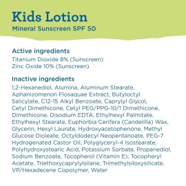 BLUE LIZARD Kids Sunscreen Lotion SPF 50+ 5oz Tube, cream BLUE LIZARD Kids Sunscreen Lotion SPF 50+ 5oz Tube, cream