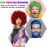 4 Colors Temporary Hair Color for Kids,Gifts for Teens,Girls,Boys,Gifts for Kids,Temporary Hair Dye,Hair Color Spray Green Red Blue Purple Hair Dye Hair Wax Color,Instant Color Wax Halloween Party