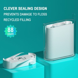 Holy Rose Dental Floss Picks Dispenser,Adults for Clean Teeth Floss Sticks Toothpick,Automatic Pop-Up Organiser Case with Flossers 88 Count,Flosser Holder Container is Perfect Tool for Tooth Care. Holy Rose Dental Floss Picks Dispenser,Adults for Clean Teeth Floss Sticks Toothpick,Automatic Pop-Up Organiser Case with Flossers 88 Count,Flosser Holder Container is Perfect Tool for Tooth Care.