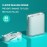 Holy Rose Dental Floss Picks Dispenser,Adults for Clean Teeth Floss Sticks Toothpick,Automatic Pop-Up Organiser Case with Flossers 88 Count,Flosser Holder Container is Perfect Tool for Tooth Care.
