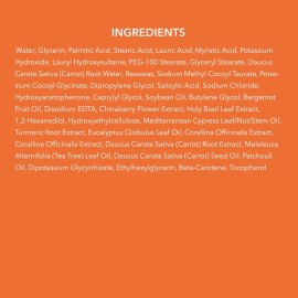 Aprilskin Carrotene Clarifying Foam Cleanser - Deep Cleansing with BHAs & Sebum Control for Oily, Sensitive, Acne-Prone Skin - 120ml - Vegan, Cruelty Free