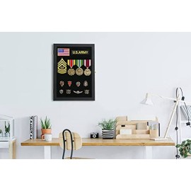 Verani Pin Display Case - 11x14 Pin Collection Display with 98% Uv Protection Acrylic Door for Military Medals, Beach Tags, Jewelry Pins, Pin Gift, Insignia Ribbons, Pin Enthusiast Collectibles, Black Verani Pin Display Case - 11x14 Pin Collection Display with 98% Uv Protection Acrylic Door for Military Medals, Beach Tags, Jewelry Pins, Pin Gift, Insignia Ribbons, Pin Enthusiast Collectibles, Black