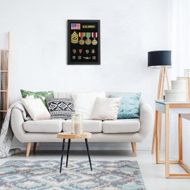 Verani Pin Display Case - 11x14 Pin Collection Display with 98% Uv Protection Acrylic Door for Military Medals, Beach Tags, Jewelry Pins, Pin Gift, Insignia Ribbons, Pin Enthusiast Collectibles, Black Verani Pin Display Case - 11x14 Pin Collection Display with 98% Uv Protection Acrylic Door for Military Medals, Beach Tags, Jewelry Pins, Pin Gift, Insignia Ribbons, Pin Enthusiast Collectibles, Black